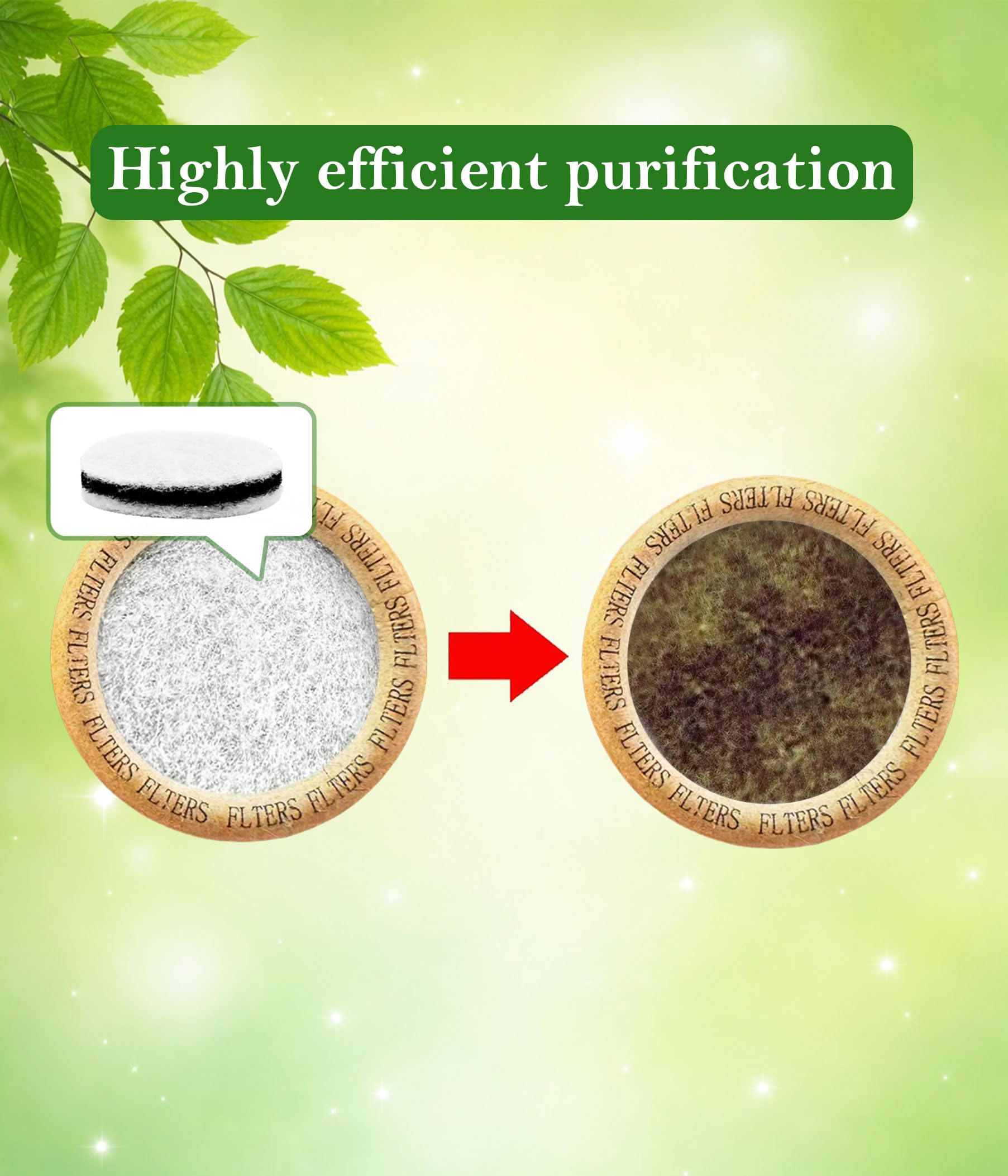 MouthPeace compatible activated carbon filter