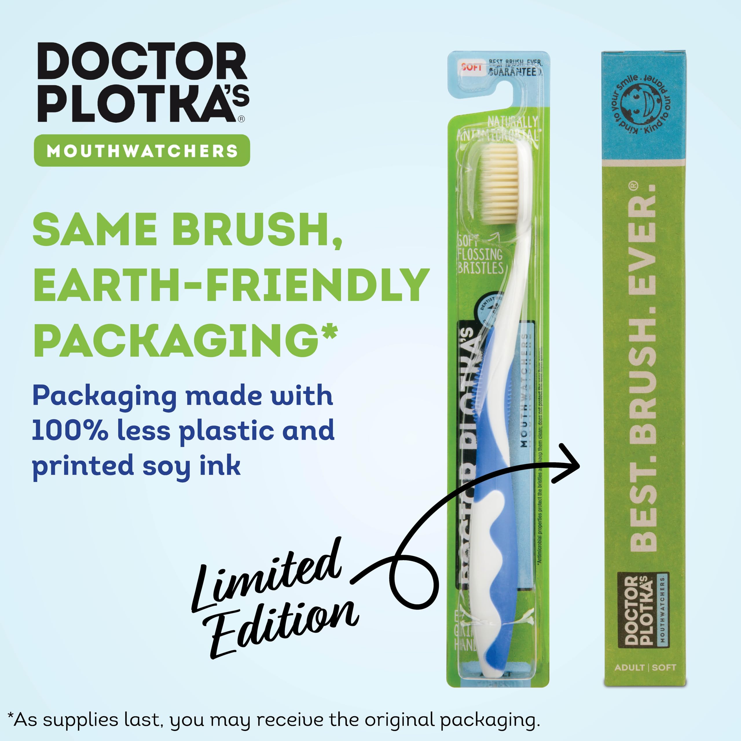 Dental professional designed toothbrush with 40 years of expertise