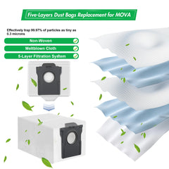 MOVA P50 Pro Ultra dust bags compatible model