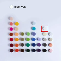 MOZEAL 3x4 white unscented pillar candles for home decor