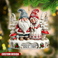 Hanging Xmas tree decoration Mr And Mrs gift