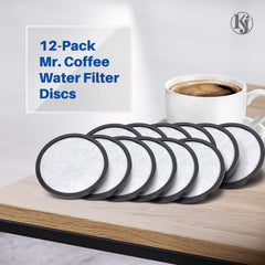 K&J Mr Coffee Charcoal Water Filter Discs 12-pack listing photo