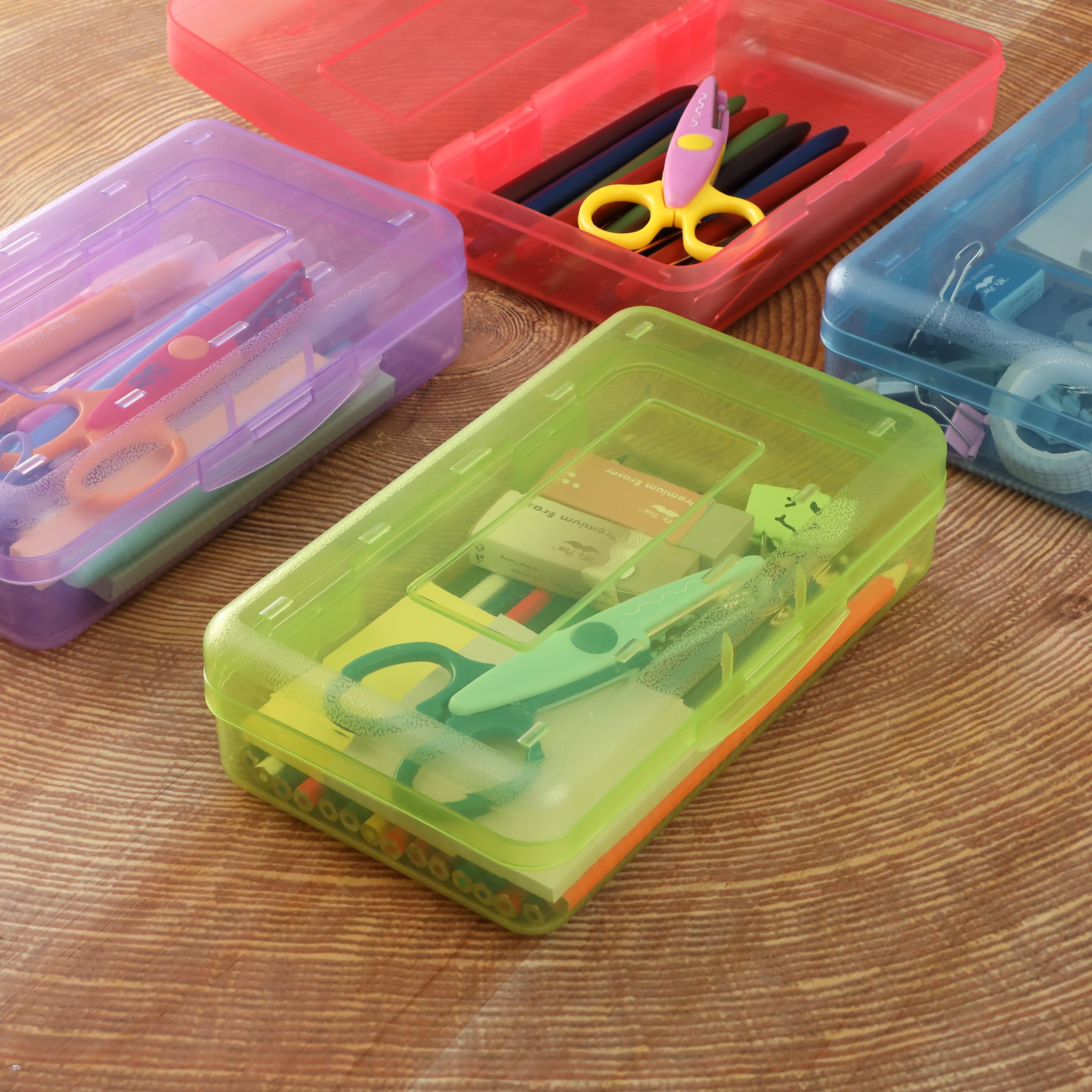 Color coded organization with Mr Pen 24 pack pencil boxes