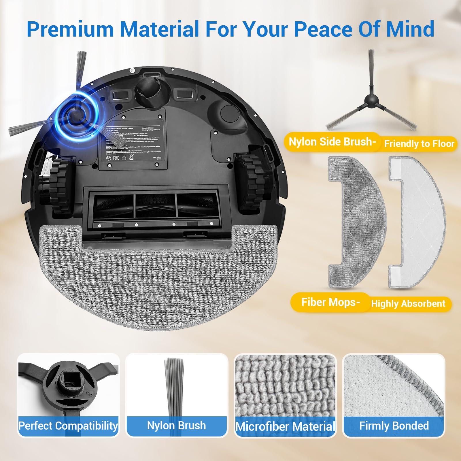 MS1 MAX HEPA filters set for vacuum cleaner