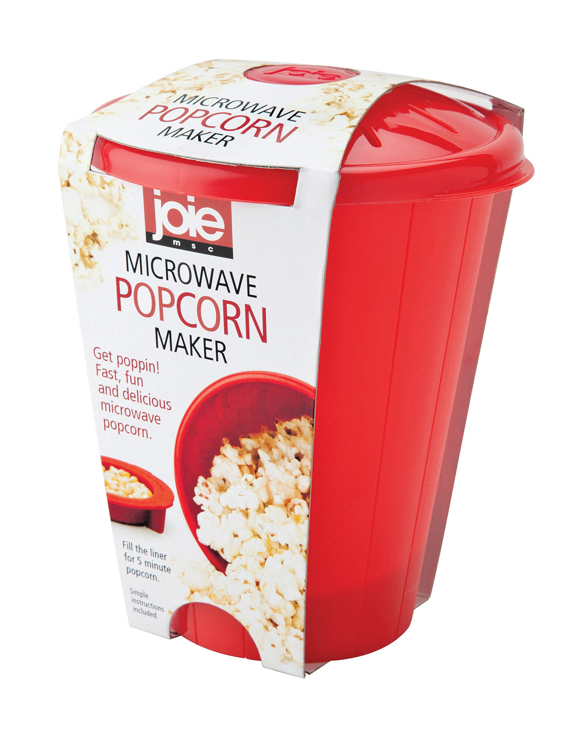 MSC International 14001 Joie Microwave Popcorn Popper Maker silicone