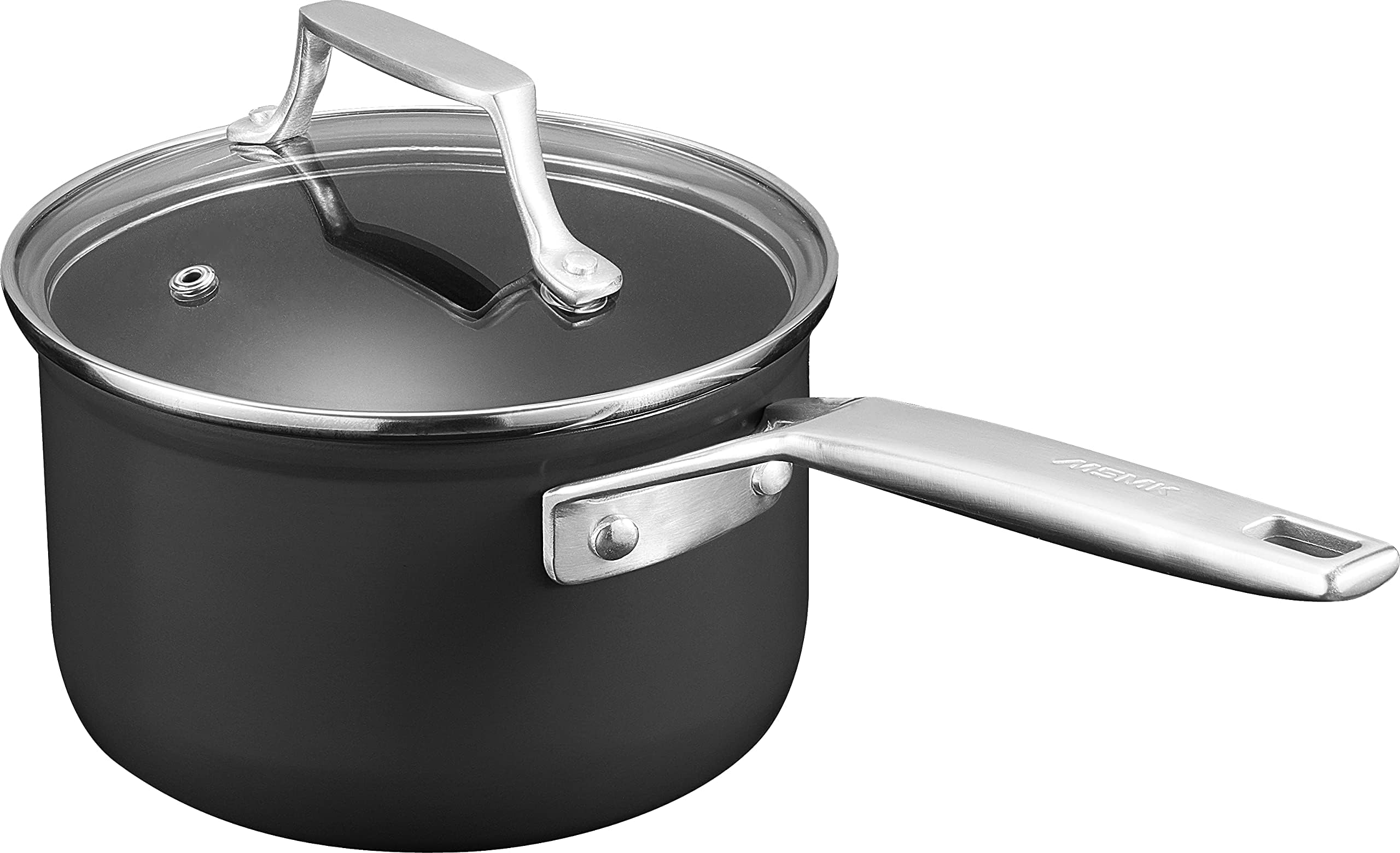 MSMK 1.5 Quart Saucepan with lid stay cool handle