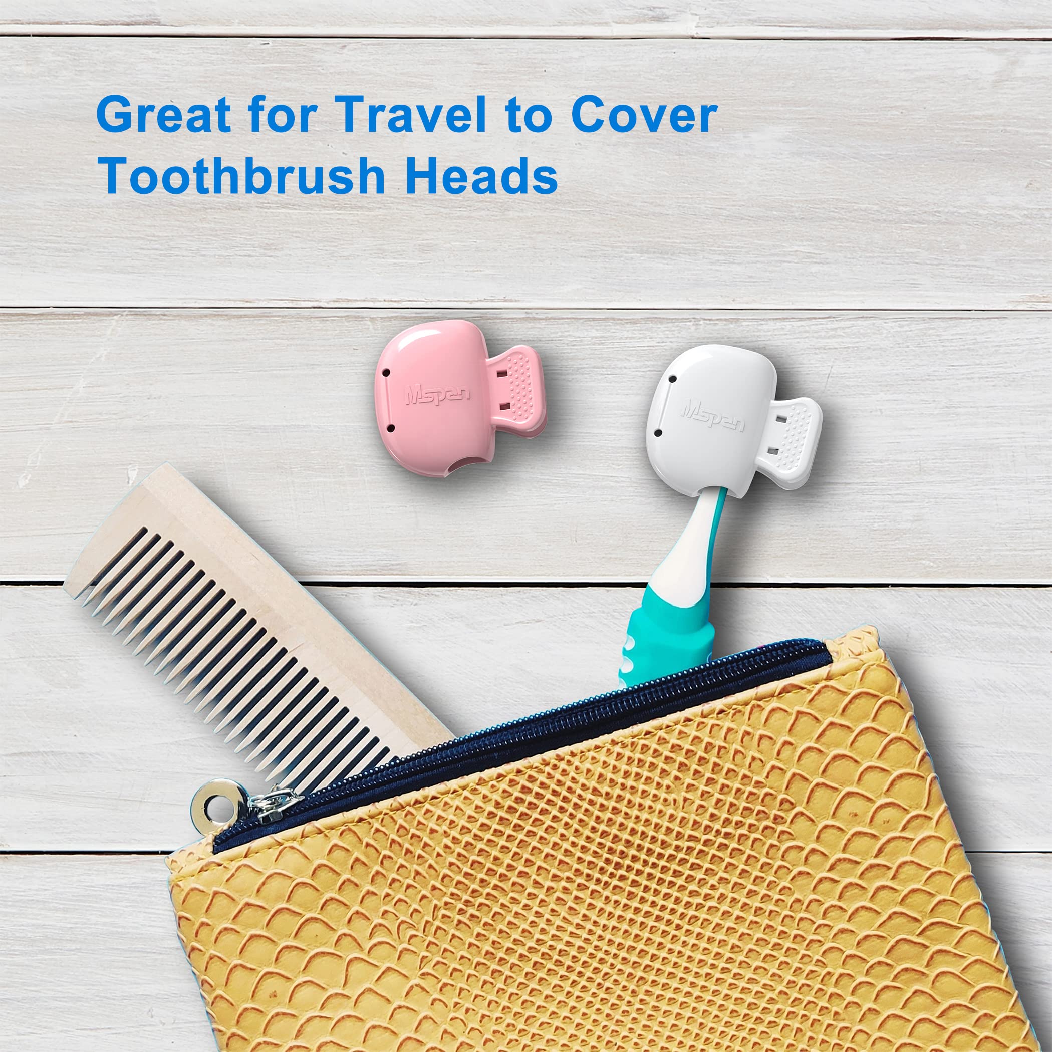 Mspan head cover fits manual and electric toothbrushes