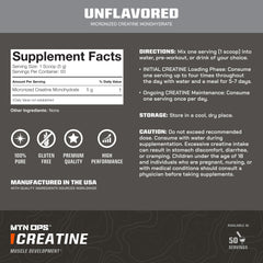 Creatine Monohydrate Powder MTN OPS packaging