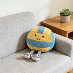 MUALML volleyball plush 12.5 inch pillow with legs