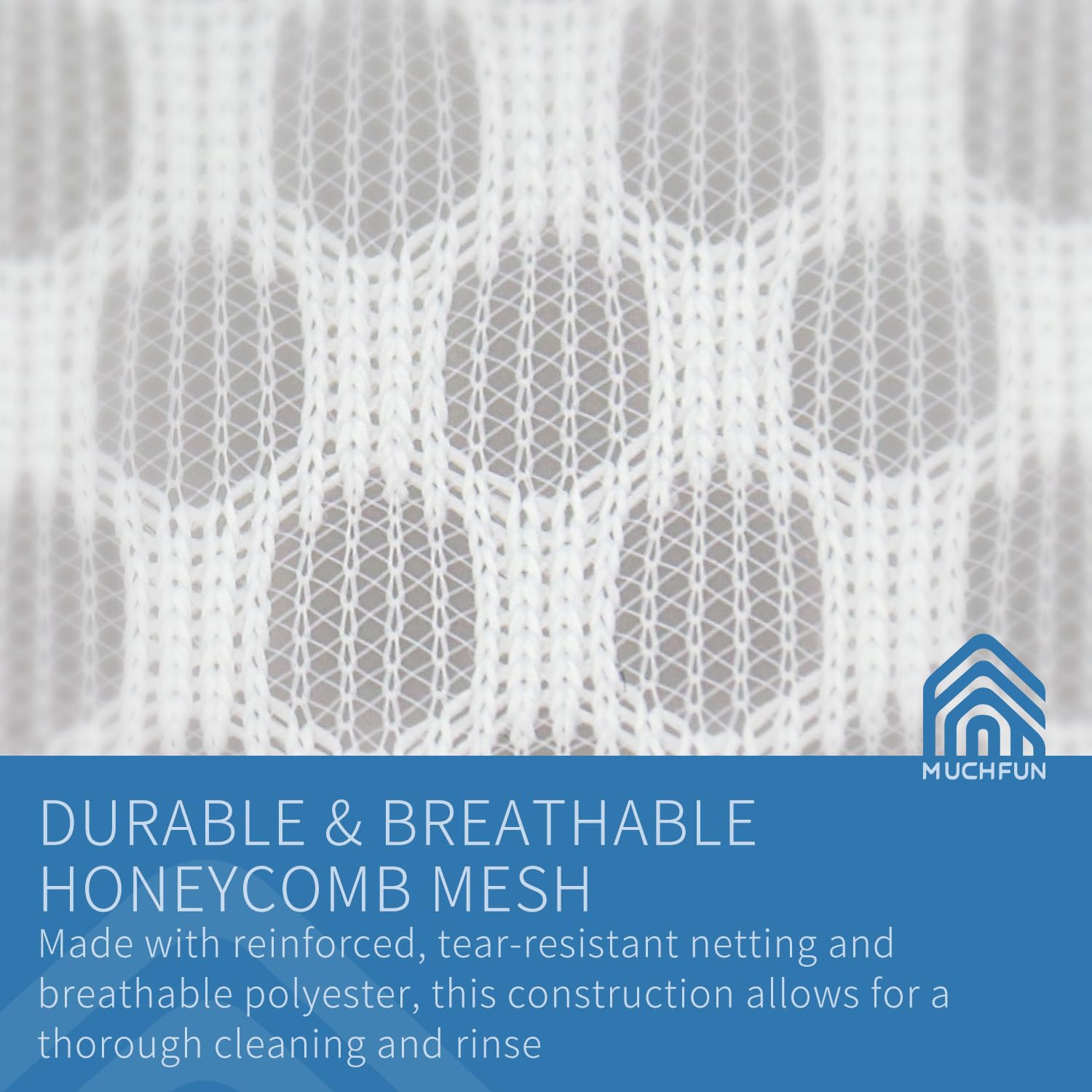 Muchfun durable 12 x 16 inch mesh bag