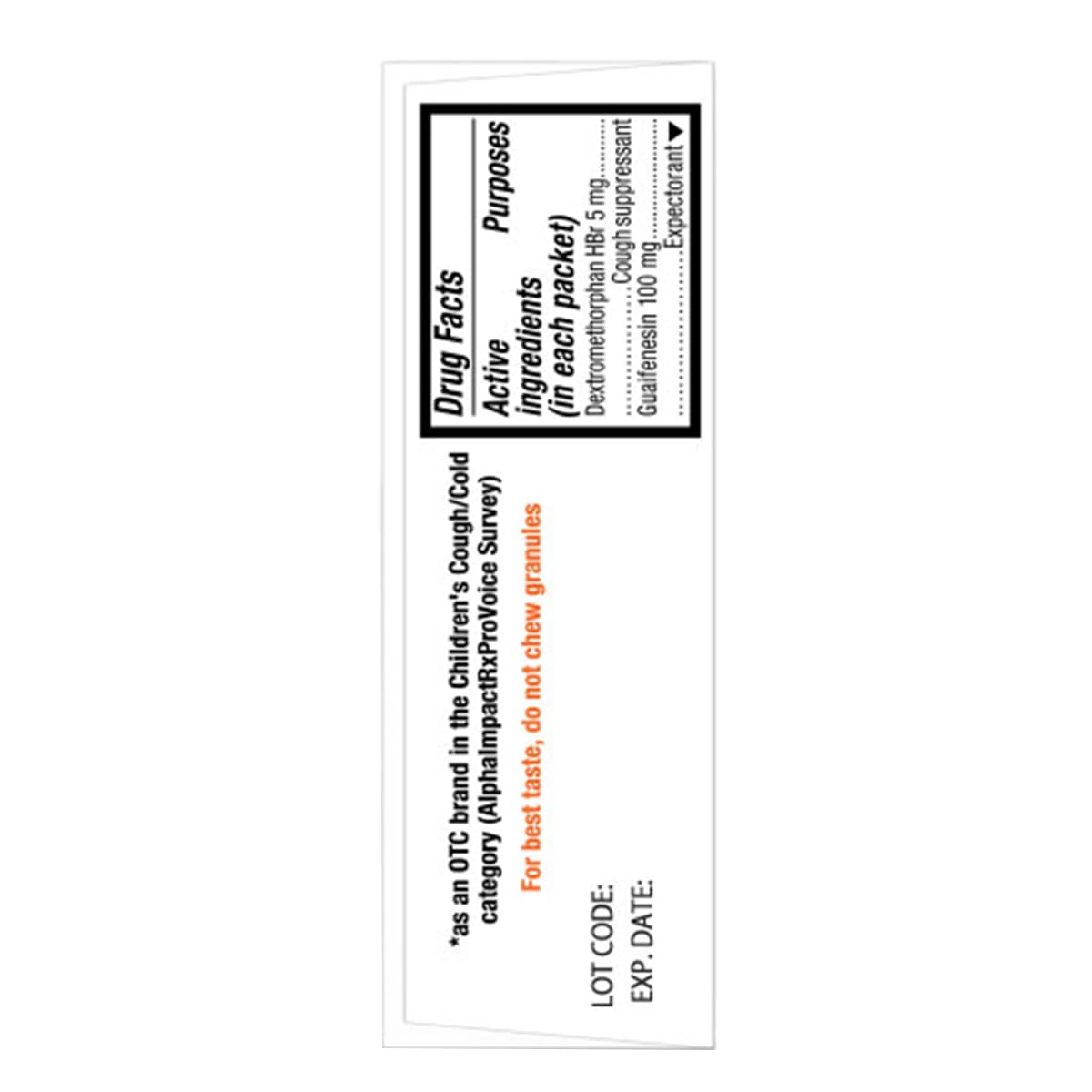 Mucinex Mini-Melts 12 count packaging closeup