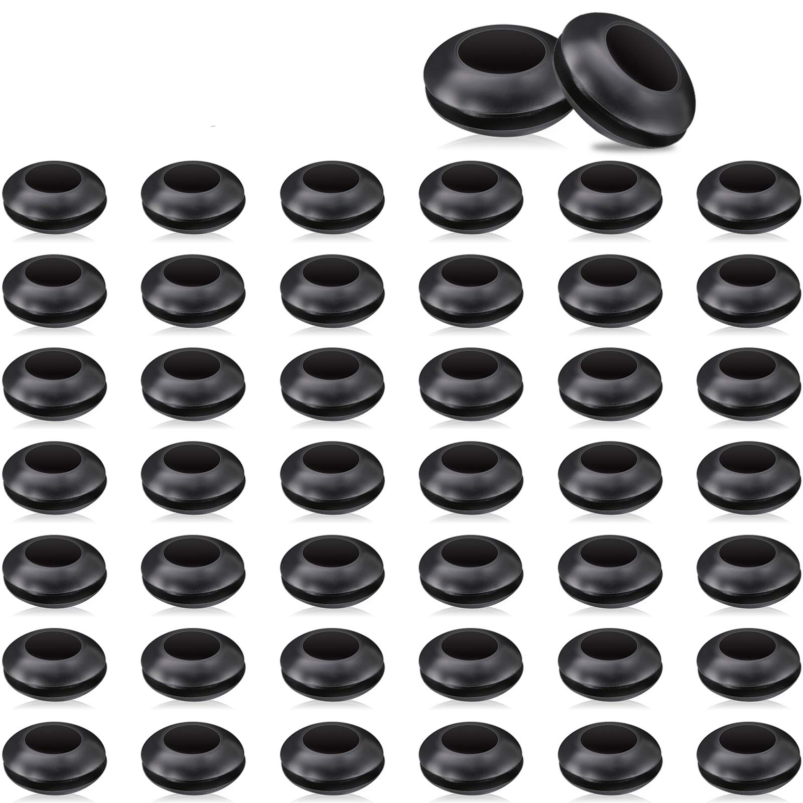 Mudder airlock grommet black 5/8 outer diameter 3/8 inner diameter for mason jars