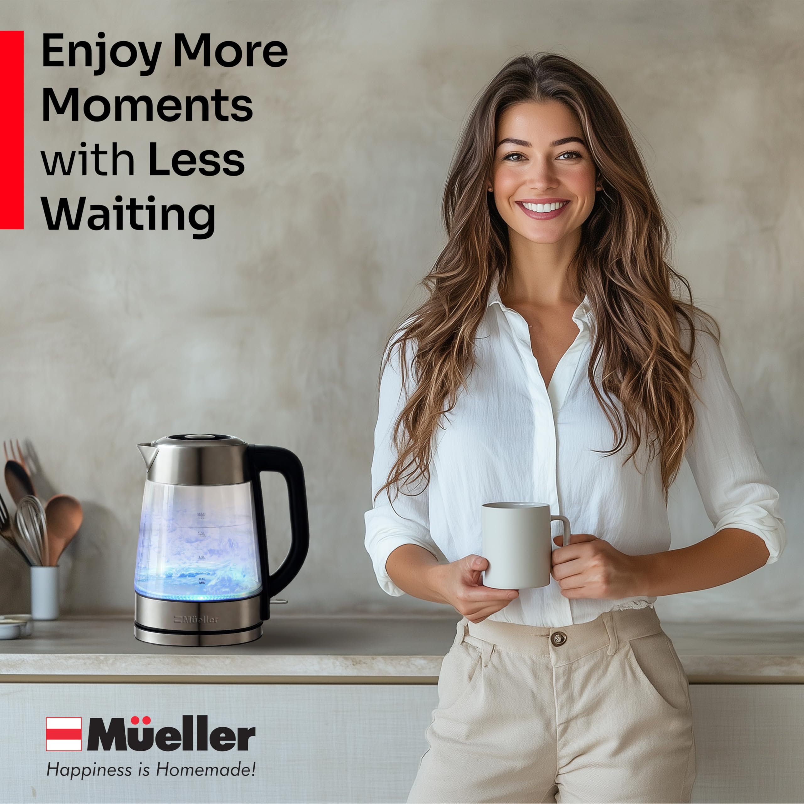 BPA-free design for healthier hot water