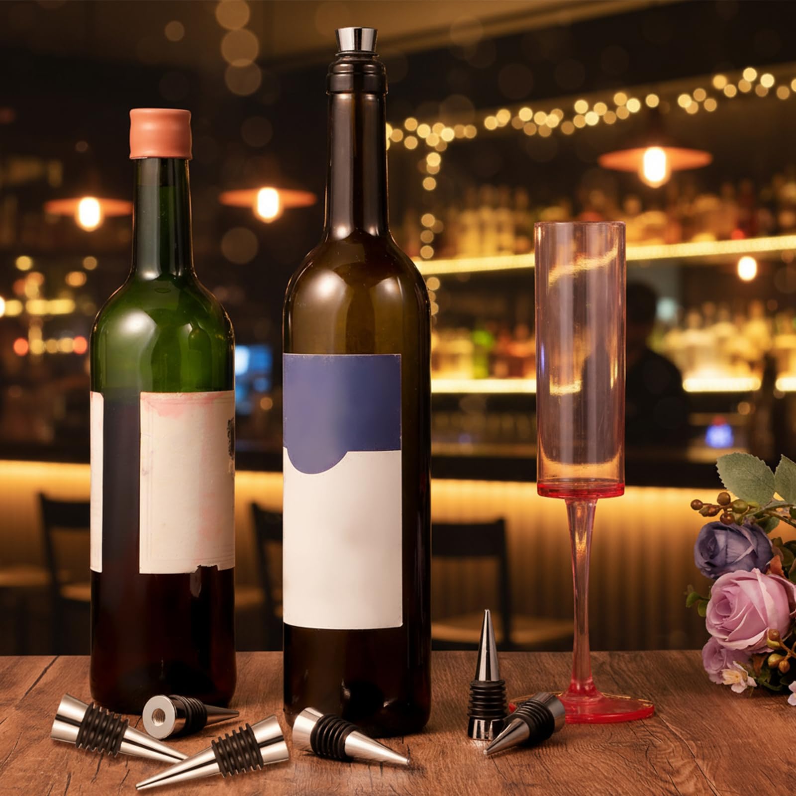 multi-bottle stopper kit suitable for wine whiskey champagne