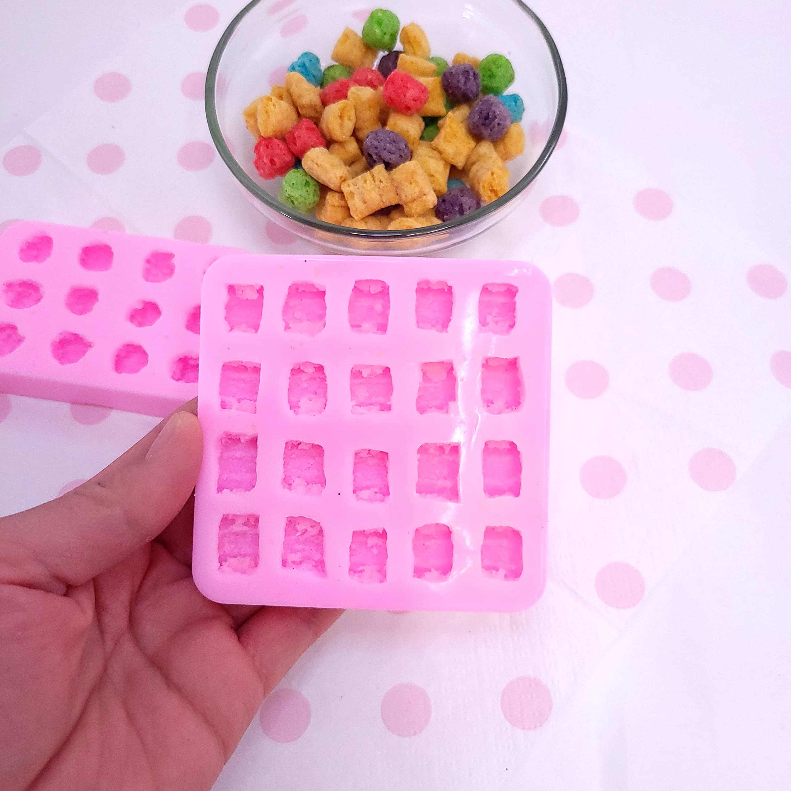 Multi cavity cereal mold for resin and wax