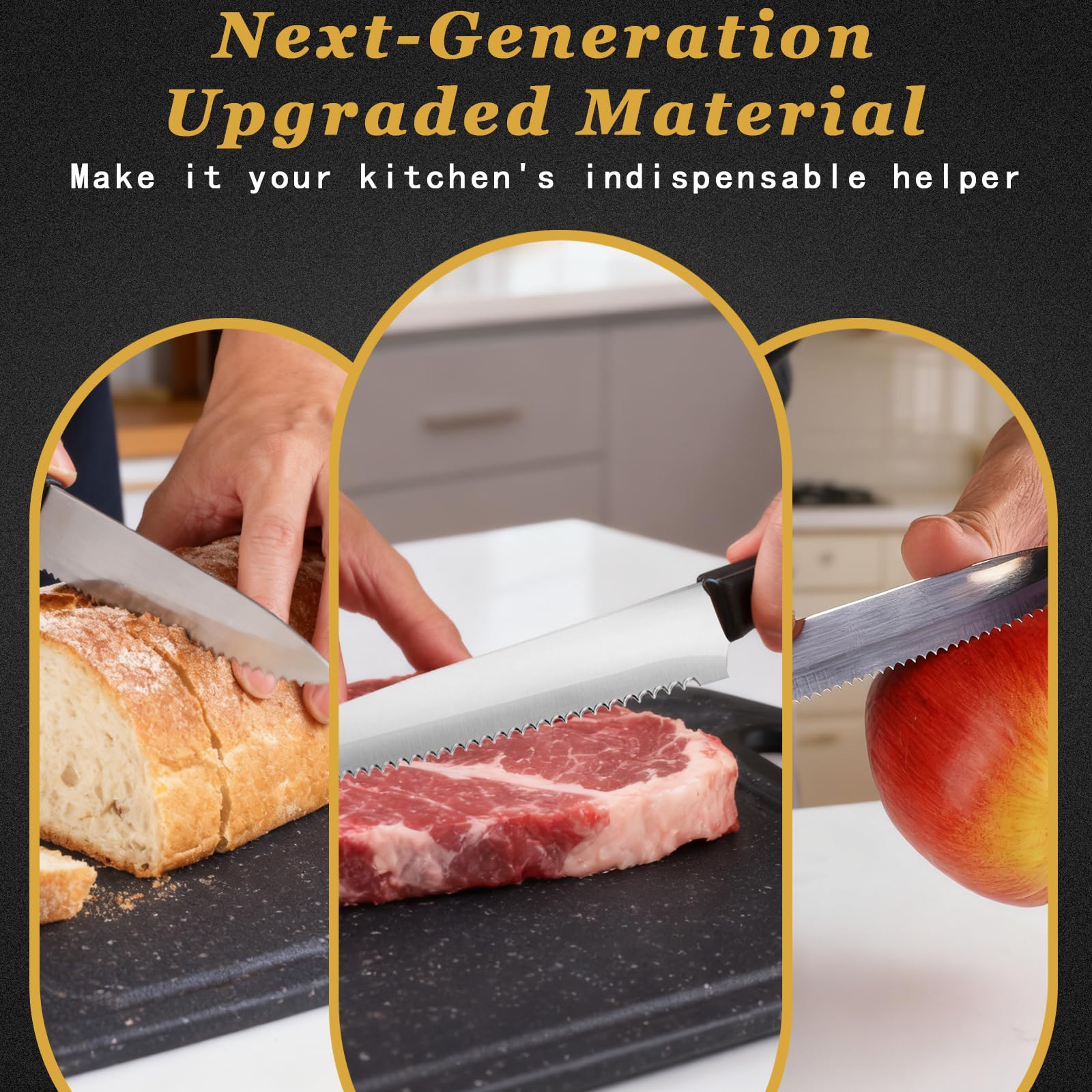 multi functional steak knife set versatile use