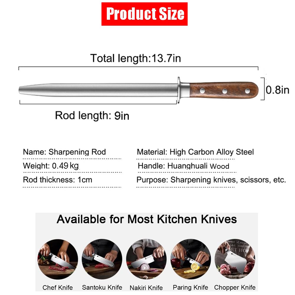 Gift box packaging for knife sharpening rod