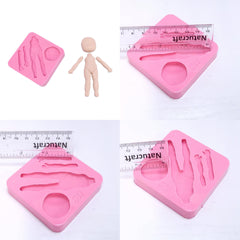 Silicone doll making mold suitable for multiple projects NC082