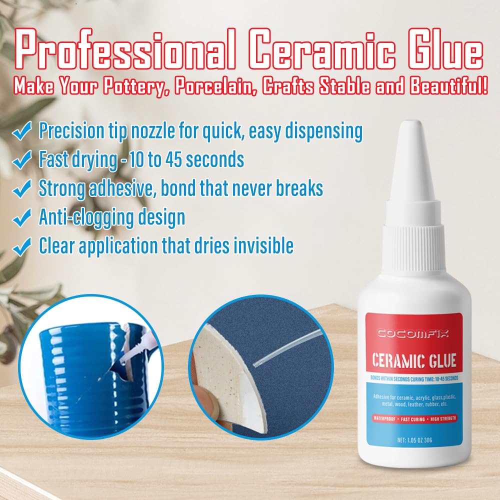 Multipurpose glue for ceramics glass metal plastic wood