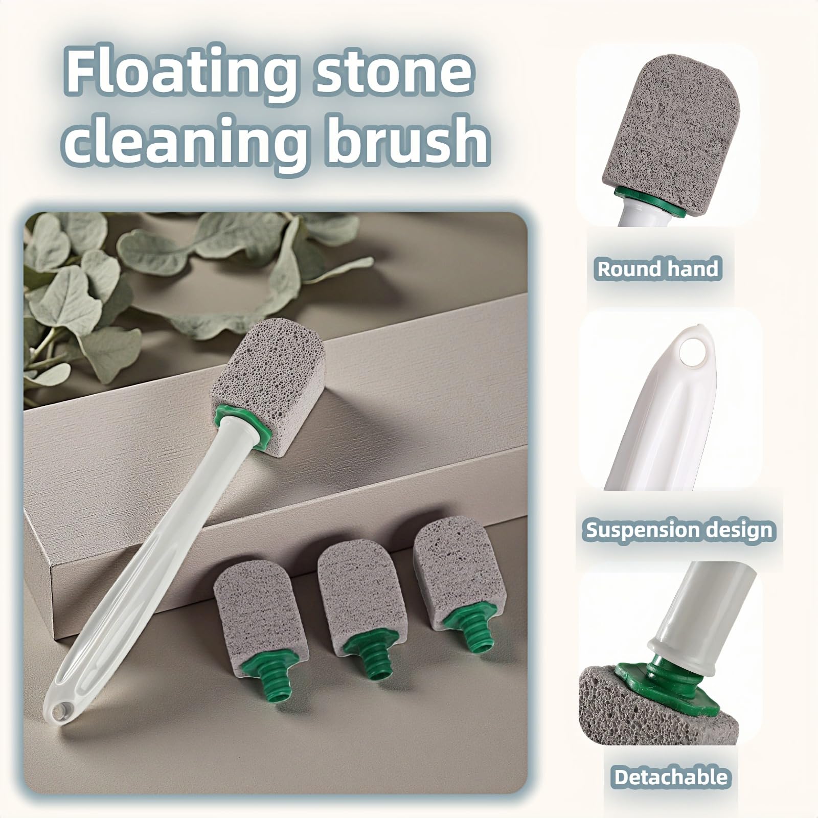 Multi surface pumice cleaner for bathroom and outdoor areas