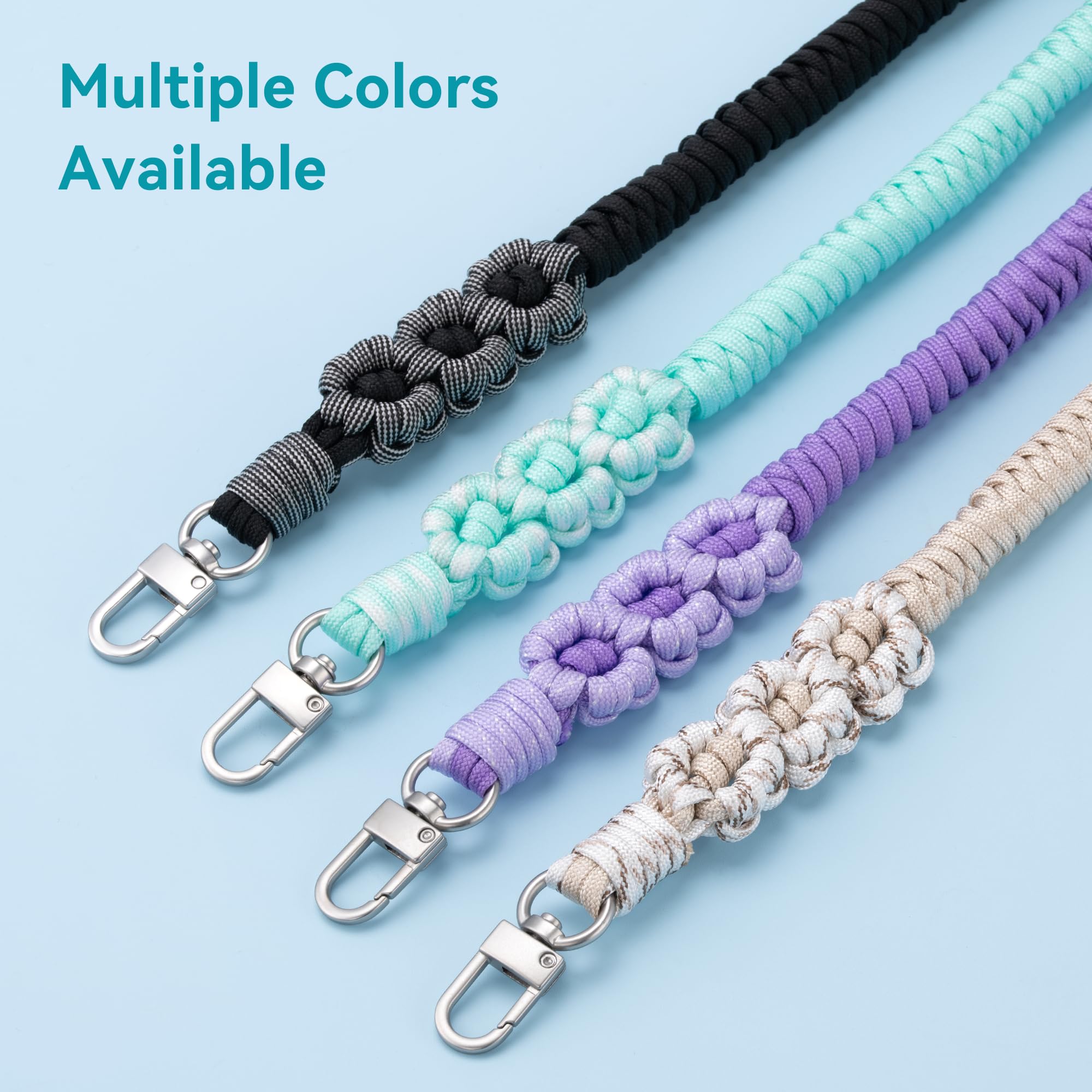 Durable paracord water bottle strap for Stanley Cup