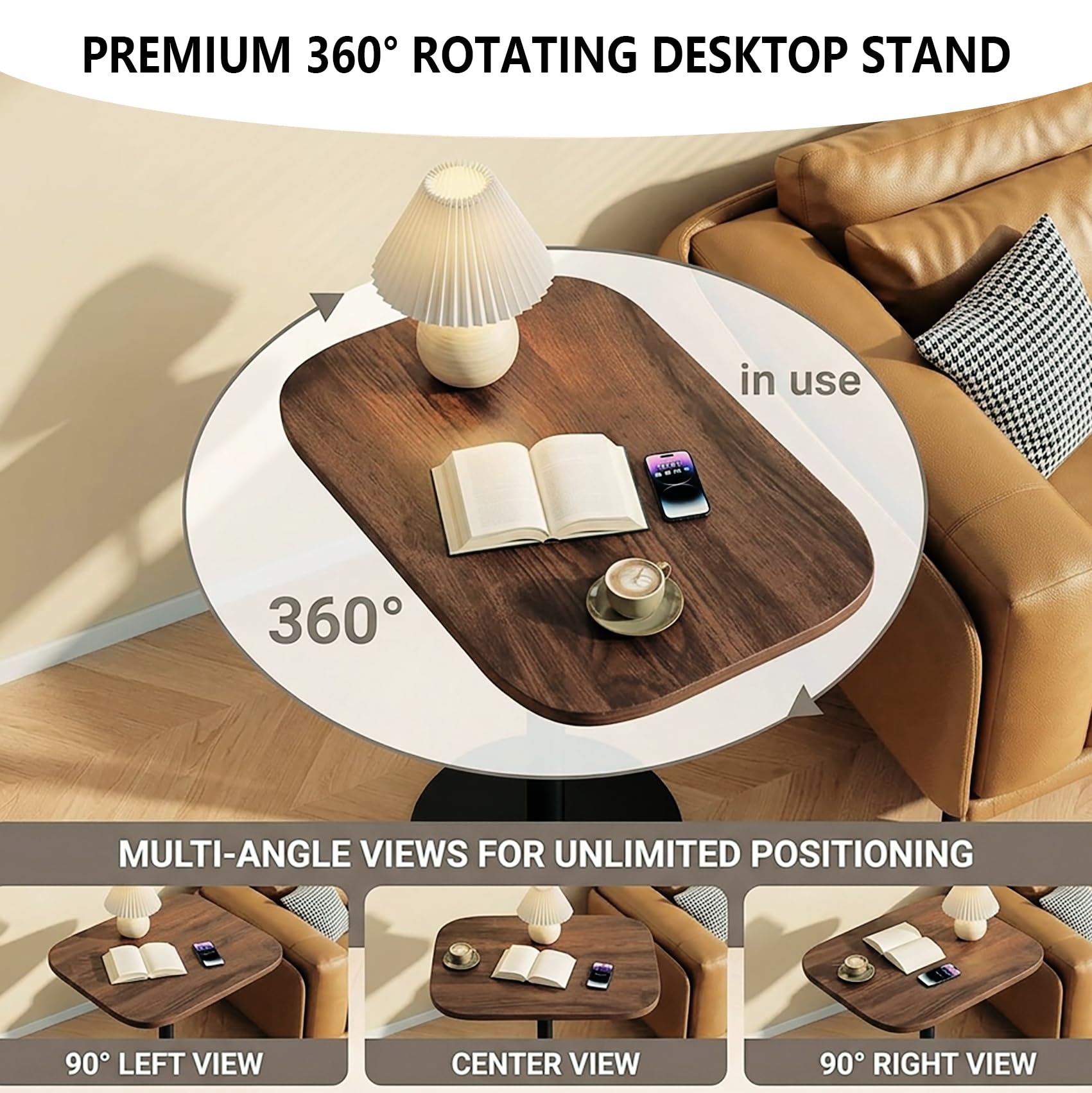 Multi-use floor stand for book music or laptop