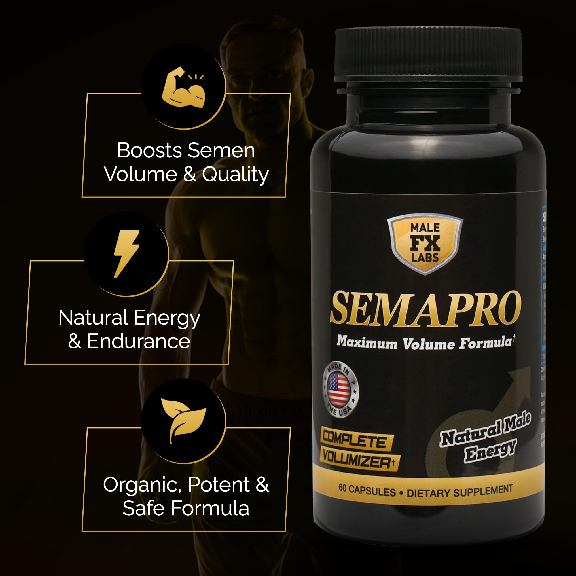 Multi vitamins amino acids antioxidants and vital herbs in Semapro