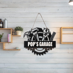 28x32 cm metal sign with hemp rope hanging option