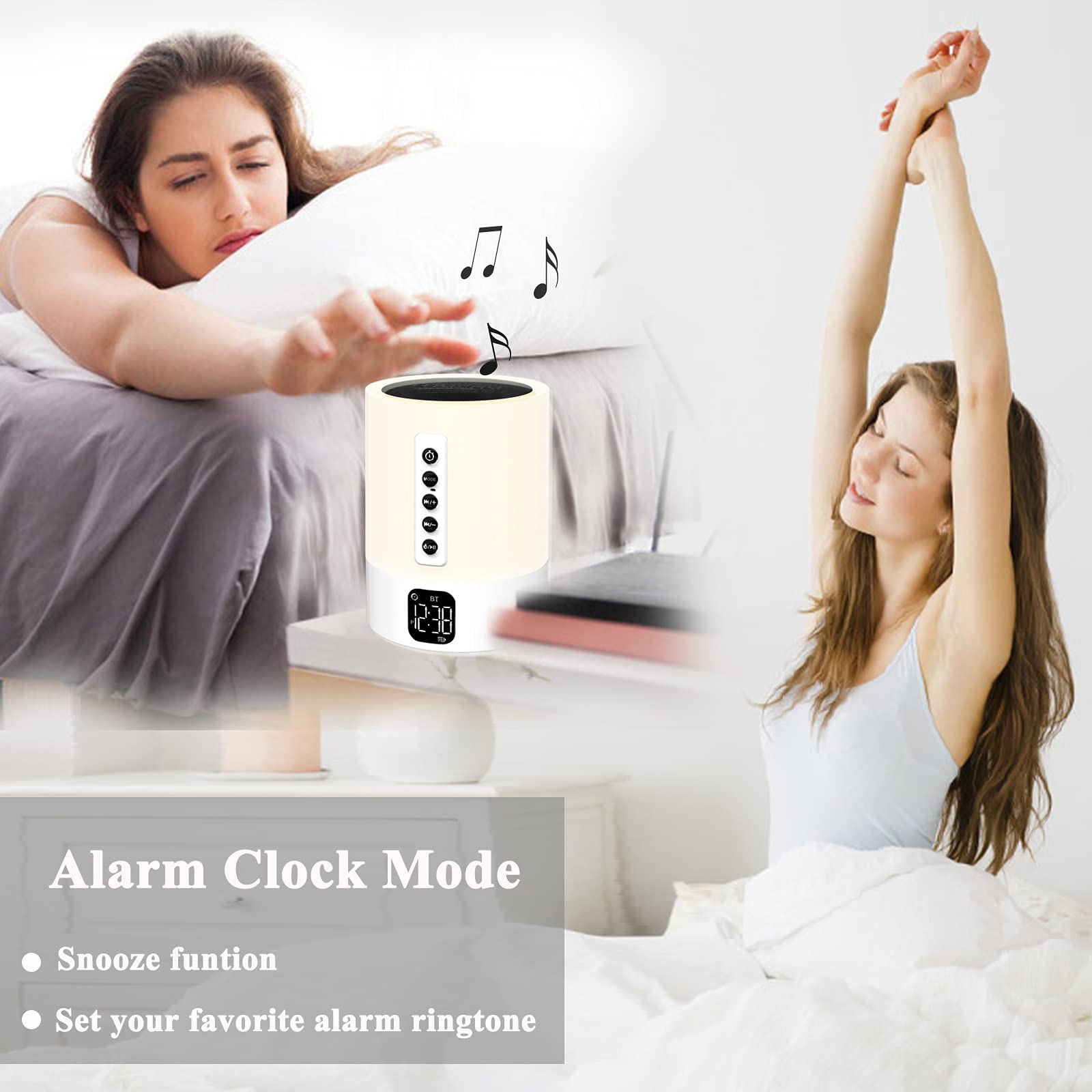 Calendar alarm snooze wake up light image
