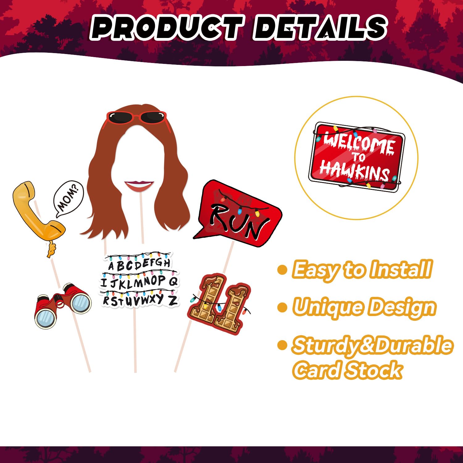 PVC durable party props lightweight for photography