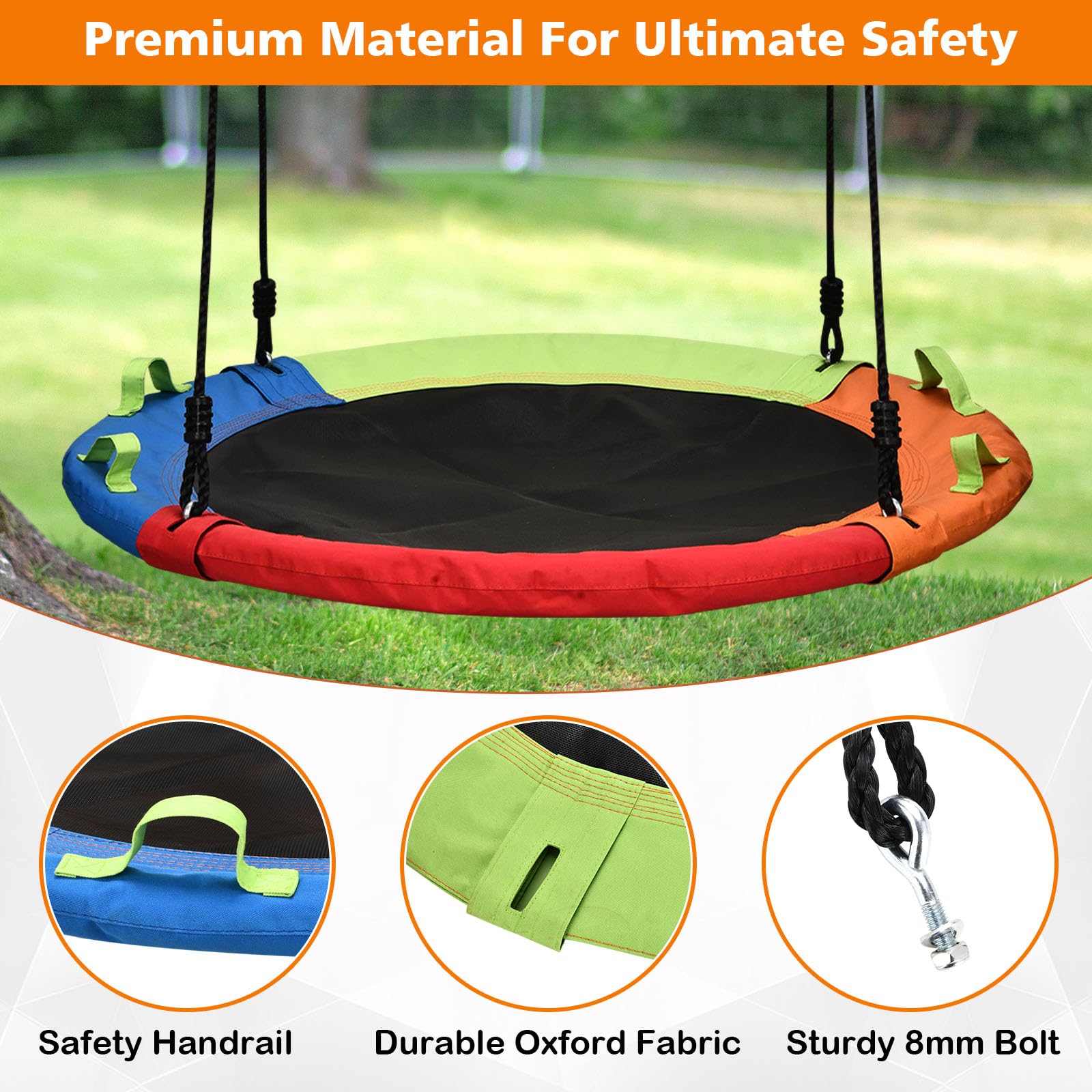 Galvanized alloy frame wrapped in soft foam tubes for safety
