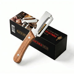 Multifunctional vegetable peeler chopper wooden handle