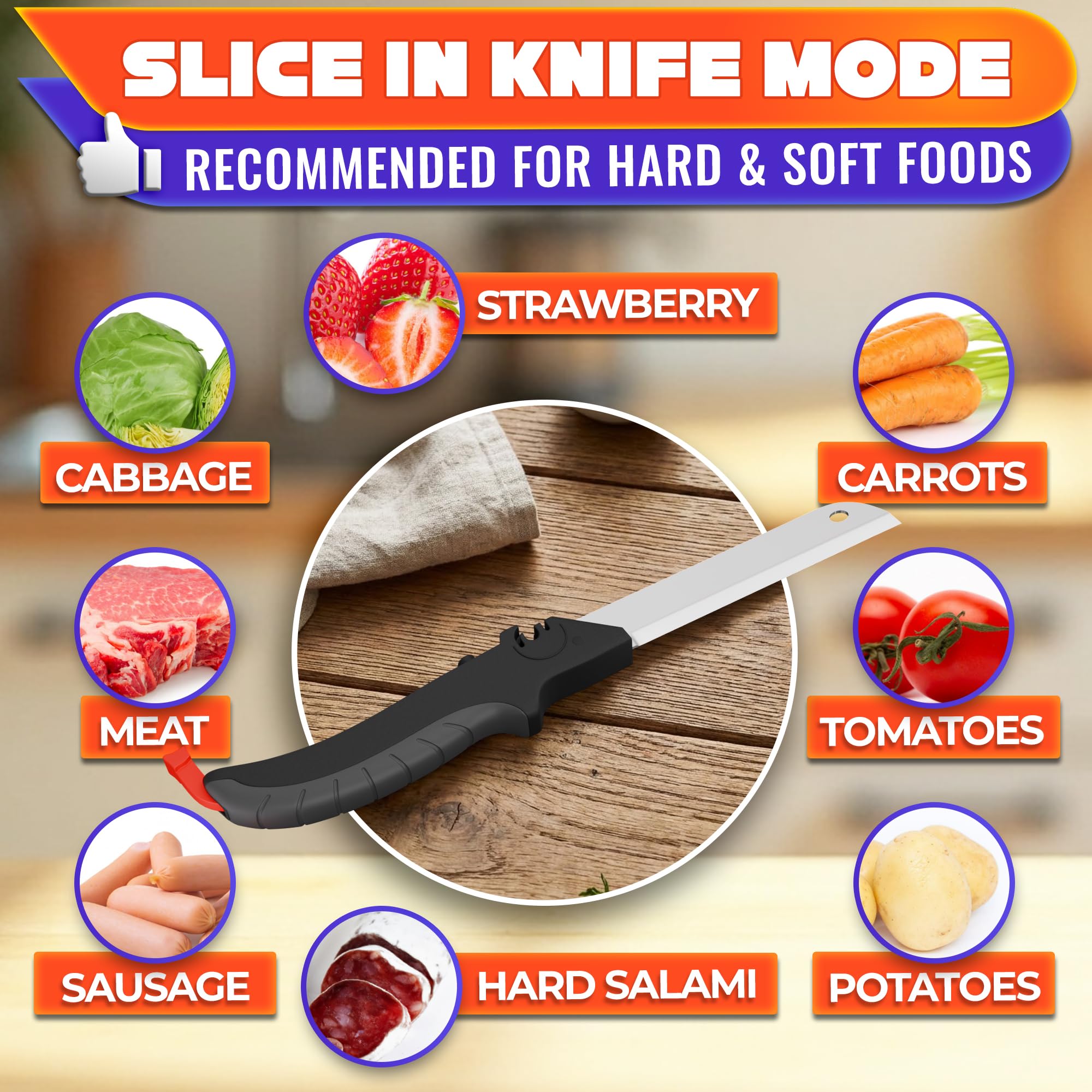 Travel-ready kitchen gadget for home or outdoor use