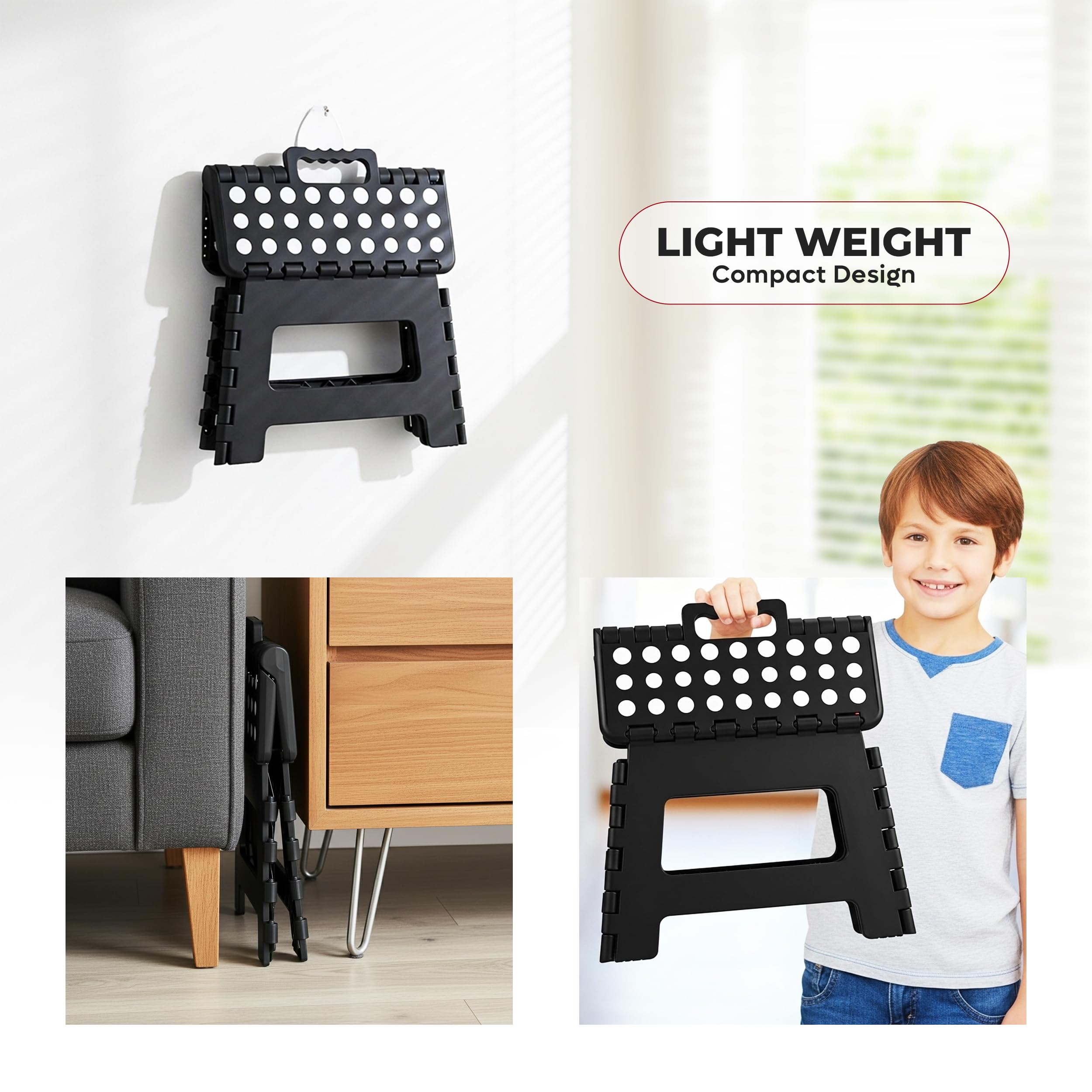 1-Pack foldable step stool by Utopia Home