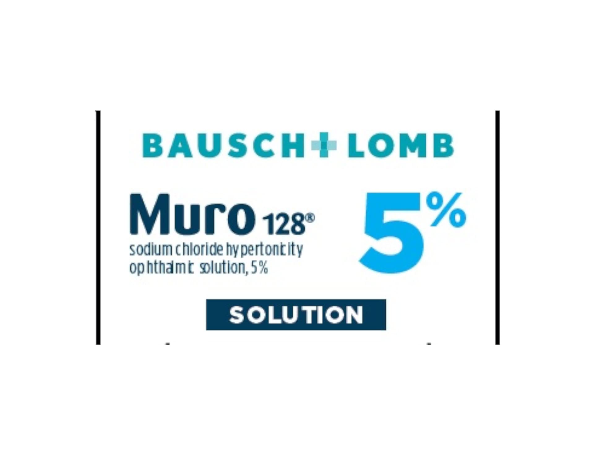 Muro 128 sterile ophthalmic 5% solution drops