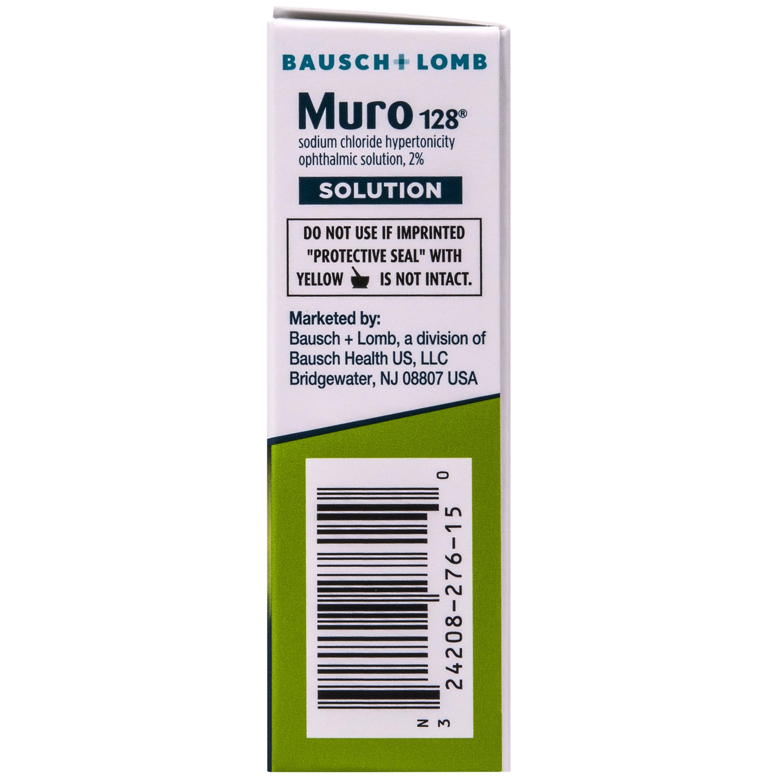 Corneal edema relief with Muro 128 eye drops