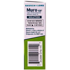 Corneal edema relief with Muro 128 eye drops