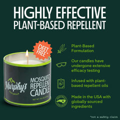 Murphy's Naturals citronella mosquito repellent candles 9oz pack of 2 image 2
