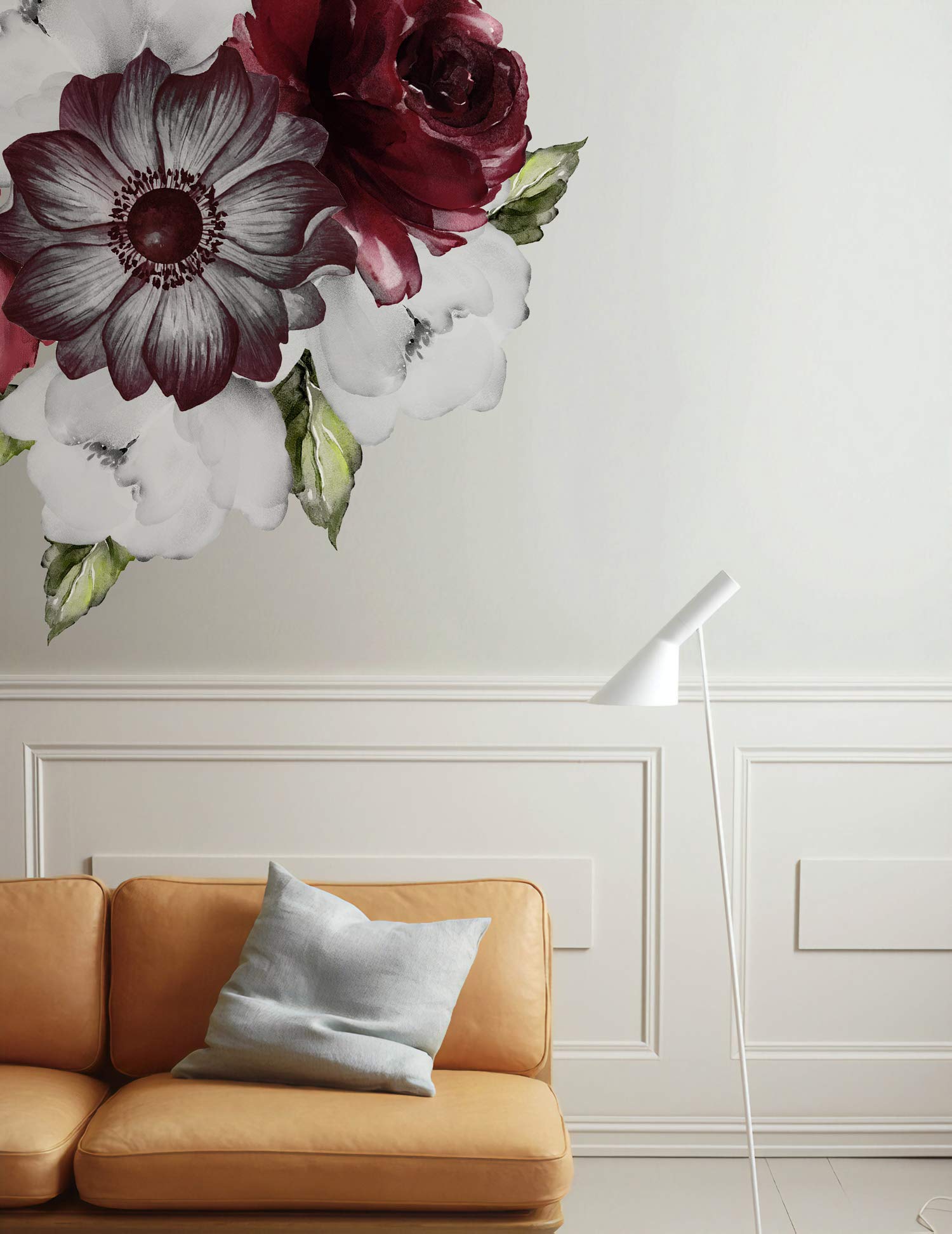 Anemone floral cutout wall decal Murwall