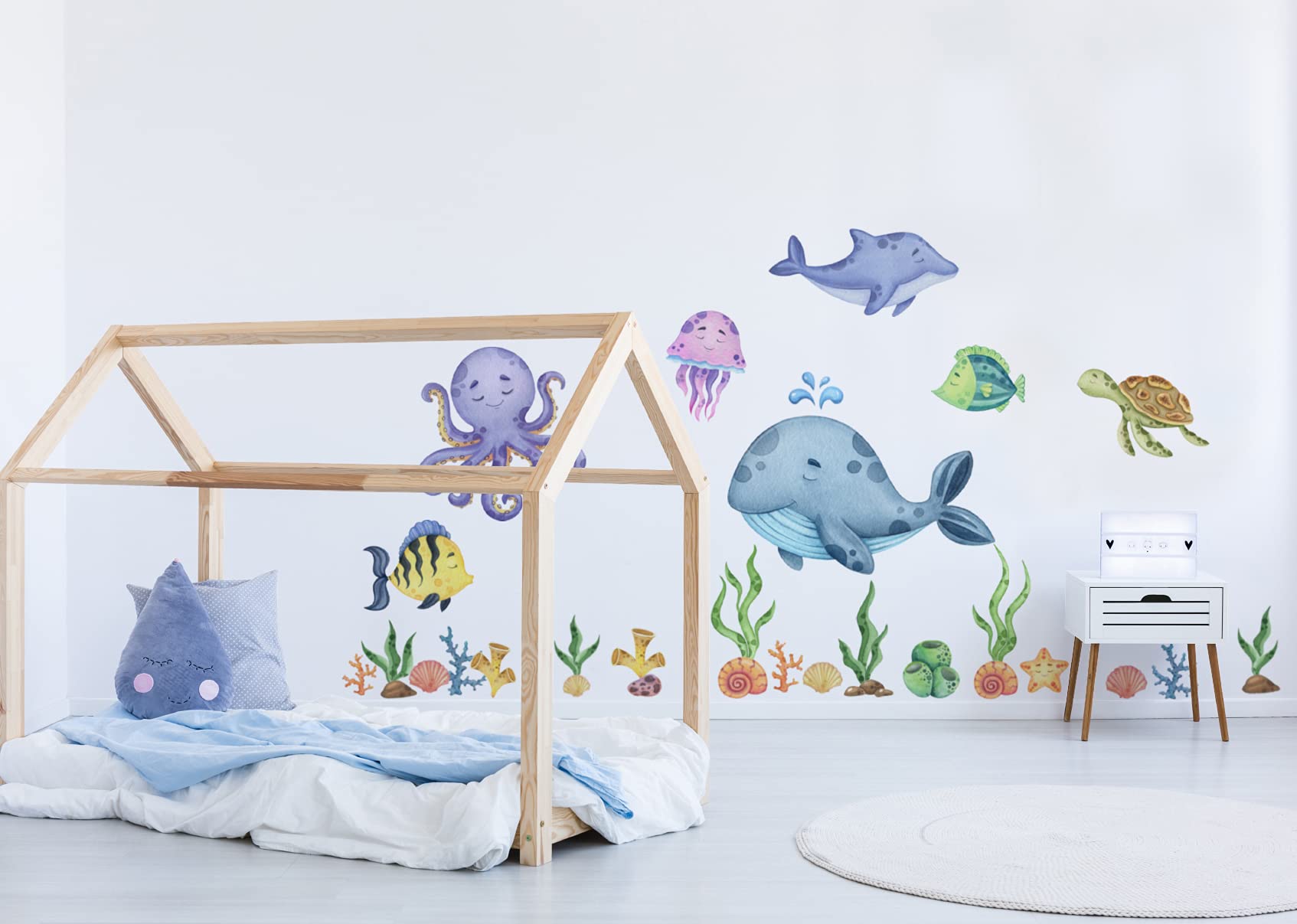 Seashell cutouts for Murwall undersea wall decals