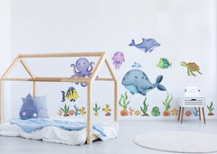 Seashell cutouts for Murwall undersea wall decals