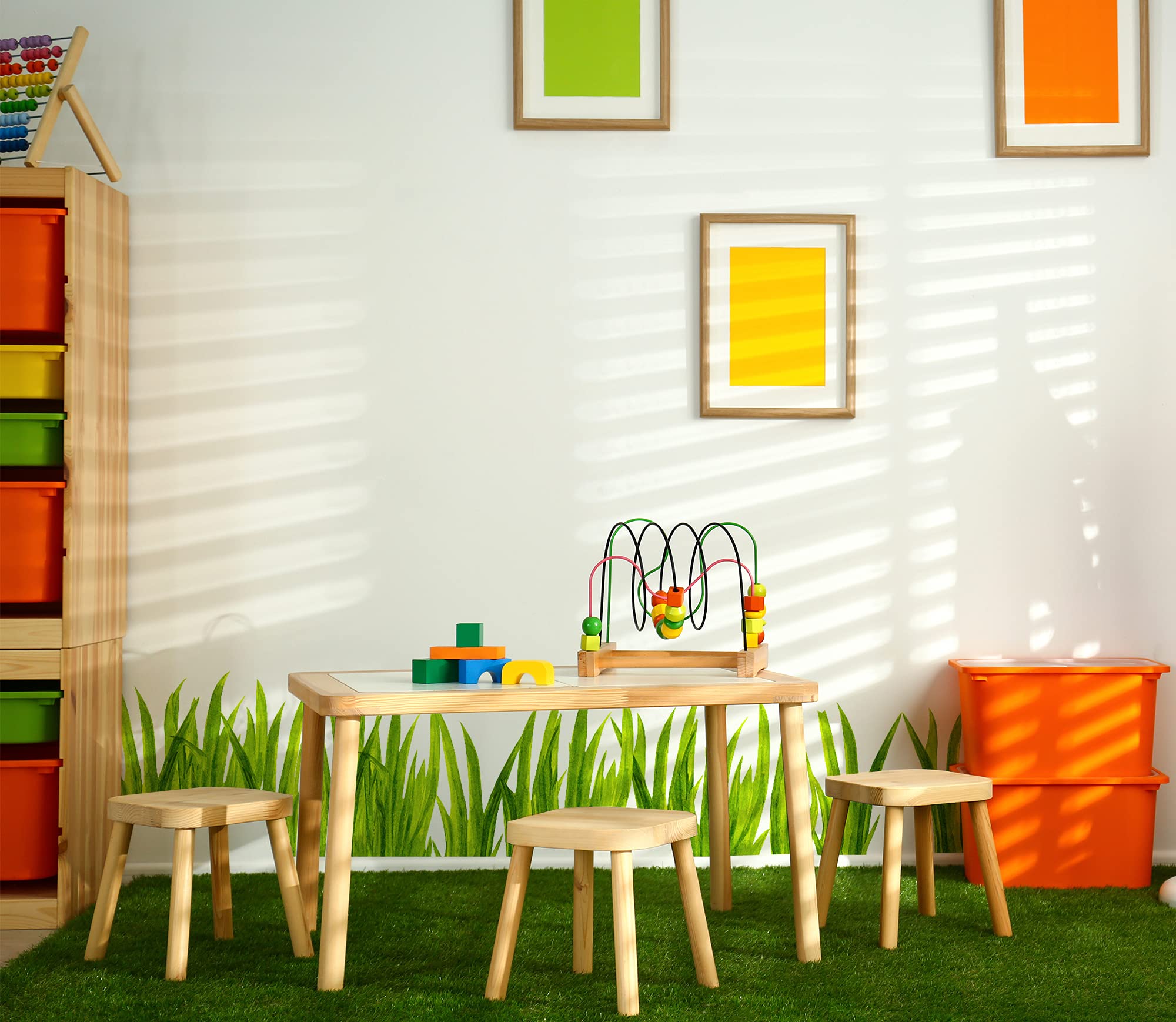 Nursery wall decor grass decals for Murwall wall sticker