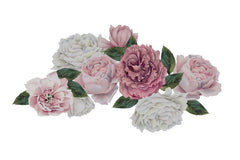 Murwall Peony Floral Wall Decal large flower piece 58cm