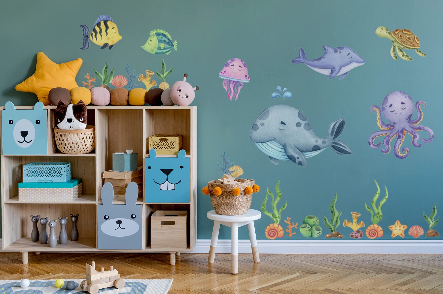 Coral reef cutouts for Murwall undersea wall decals