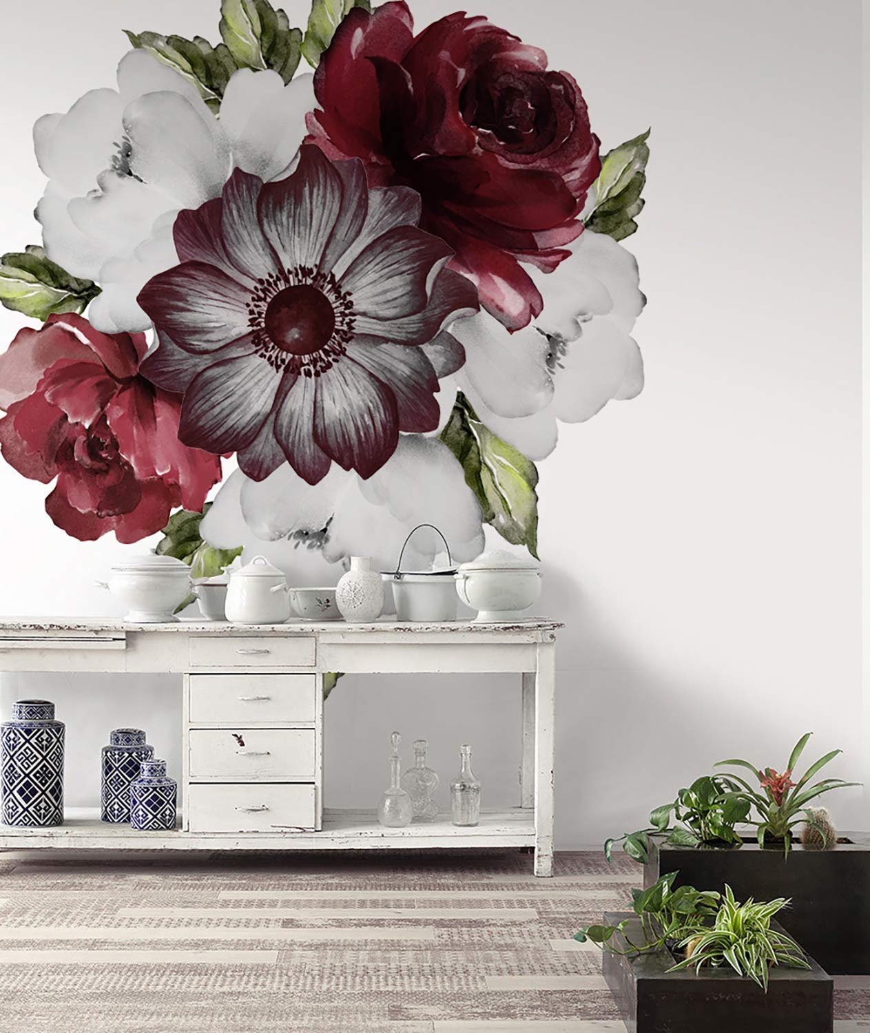 Self-adhesive matte wall decal material Murwall