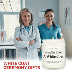 white coat ceremony gift candle for medical students
