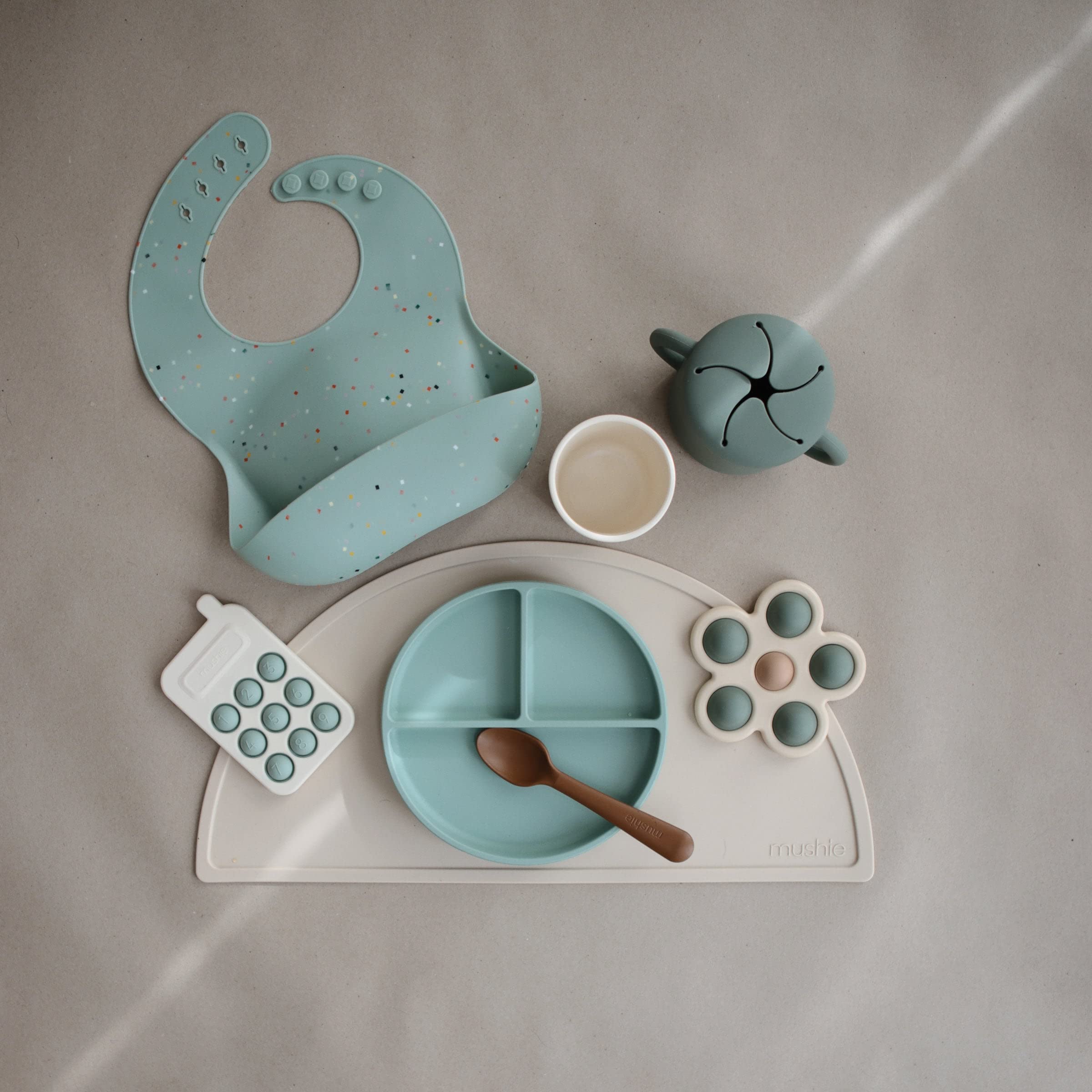 sensory play toy for babies and older kids Cambridge Blue