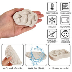 Mushroom Mold for fondant and chocolate crafting