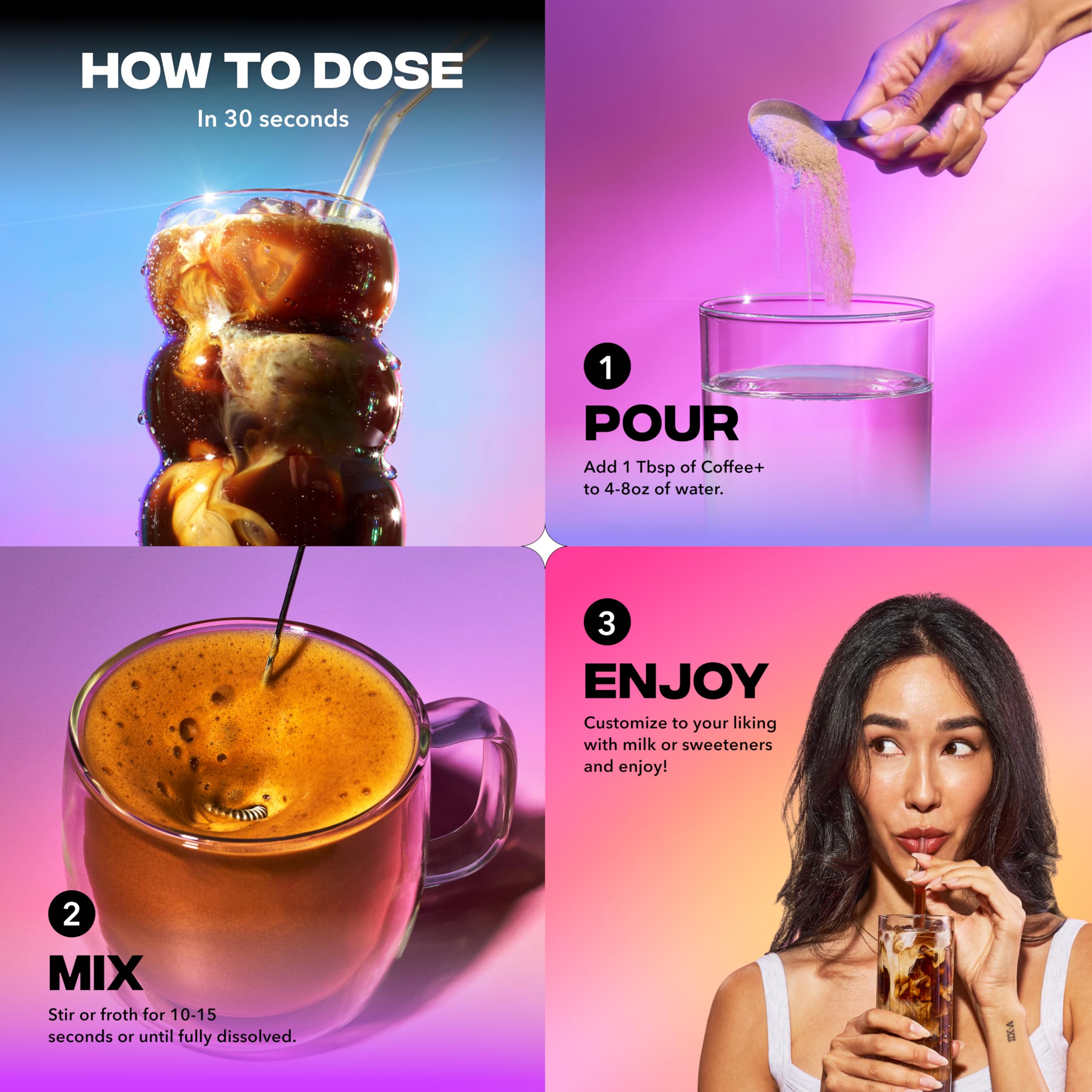 Mushrooms 100% fruiting body used in Everyday Dose coffee