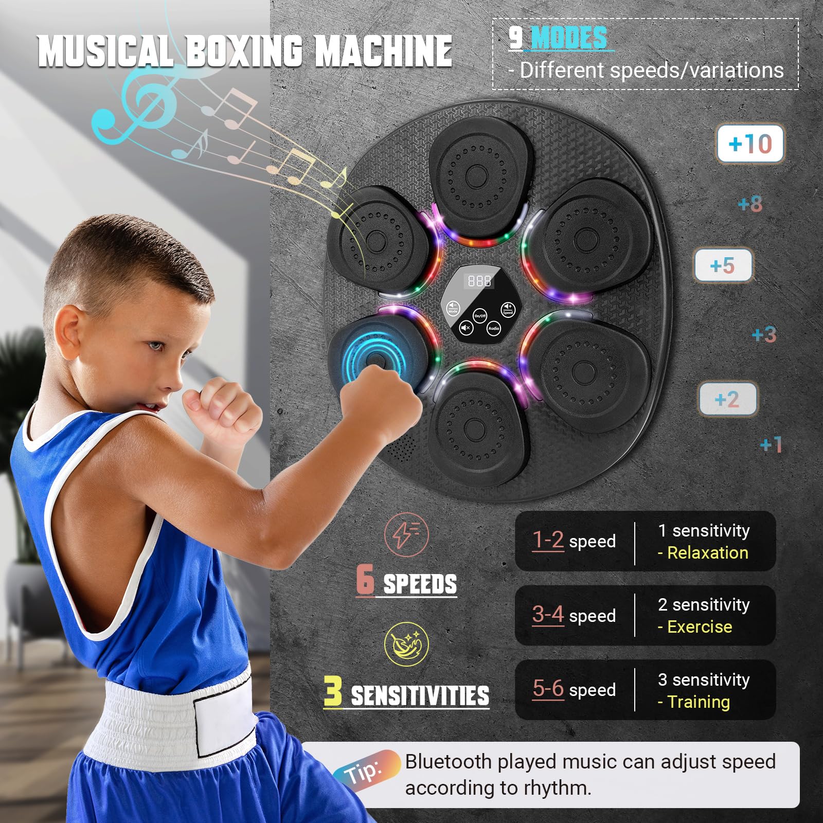 PU cushion pad on boxing wall pad with safety features
